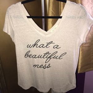 Francesca’s brand soft cotton tee